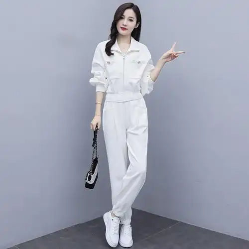 22024秋季新款时尚休闲女装宽松名媛气质两件套洋气减龄时髦套装