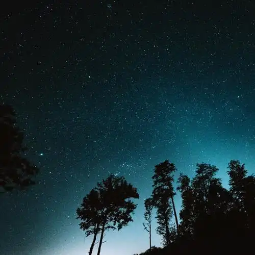 唯美的夜晚星空图片大全