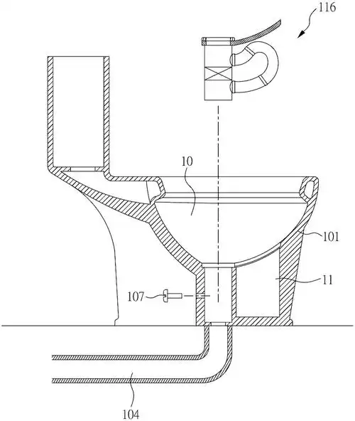 易疏通马桶的构造