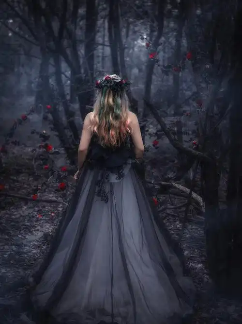 哥特系写真-哥特式人体写真作品赏析-哥特暗黑系图片(22p)