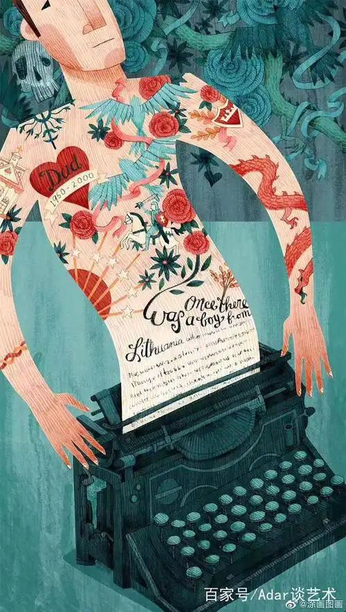 唯美的有创意的插画