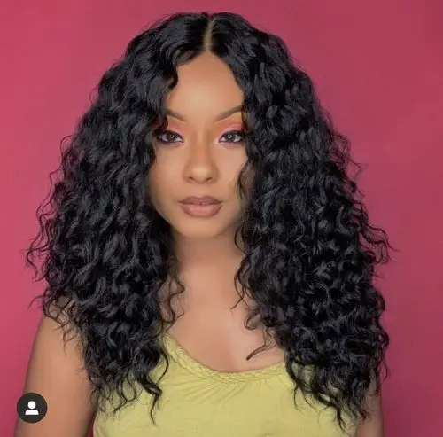 假发 欧美非洲小卷发缠管扭曲长卷发蓬松爆炸头中长发黑色发套