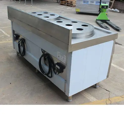 灶博士电磁双头蒸包炉 早餐蒸煮锅 大型酒店厨房设备 不锈钢厨具