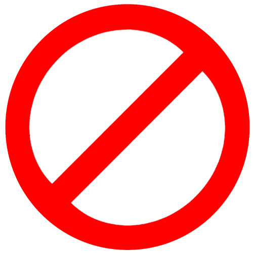 贴纸 卡通 禁止