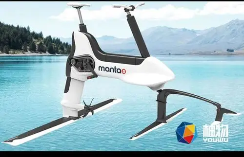 manta5水上动感电动单车船艇漂浮踏板式水翼自行车可折叠休闲创意