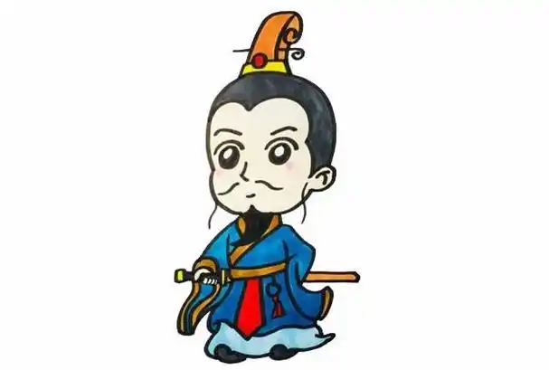 动漫设计古人屈原的画法步骤教程