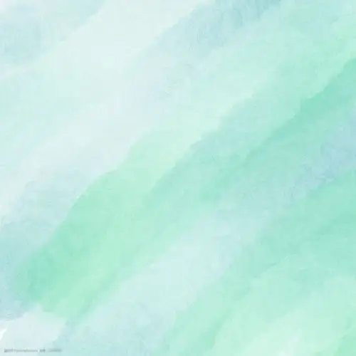 蓝绿渐变的水彩底纹