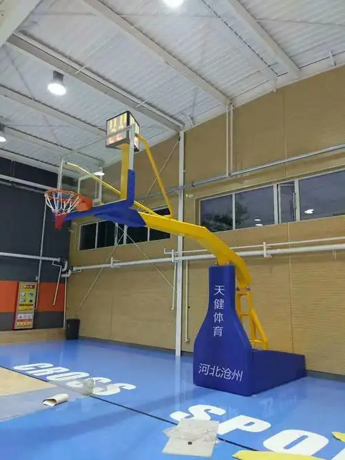 手动液压篮球架 比赛升降篮球架 nba专用篮球架电动液压篮球架 仿液压