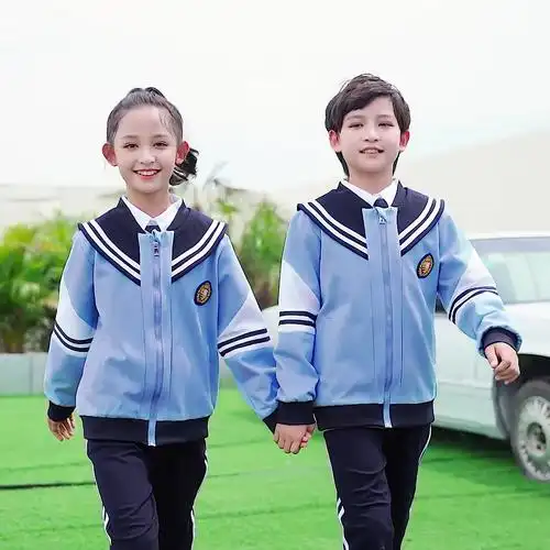 小学生校服幼儿园园服春秋装儿童套装中小学校服秋季班服代发