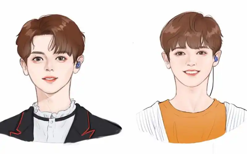 【procreate】【ninepercent】爱豆尤长靖的两个头像绘画过程