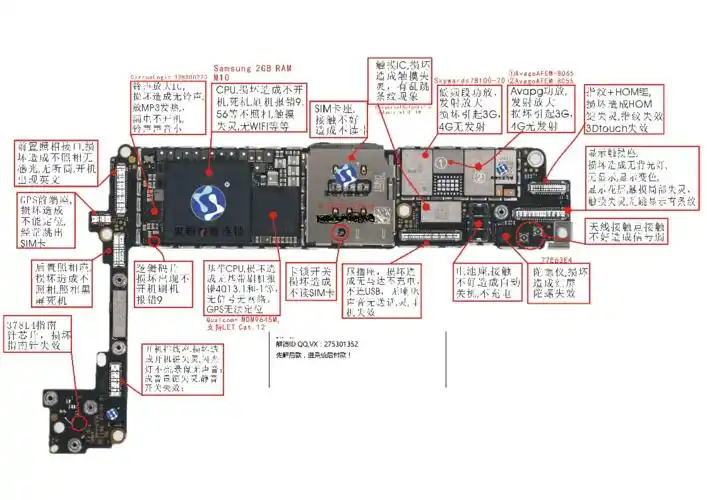 苹果iphone7位置图iphone7原厂线路图.pdf