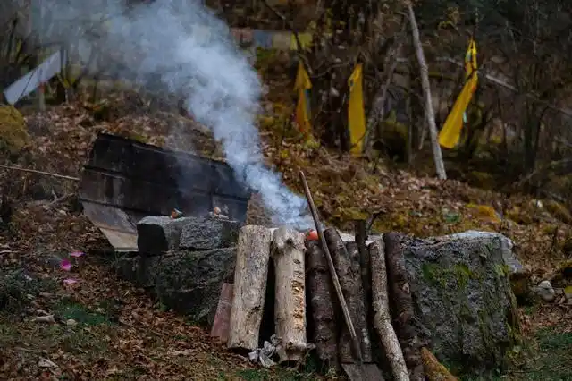 揭秘西藏卓龙沟树葬