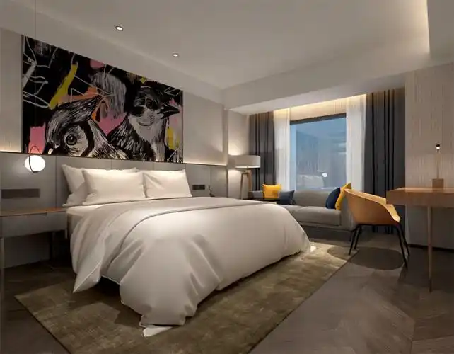 中西合璧酒店效果图-酒店-办公室装修-店铺装修设计公司-湖南泉龙装饰