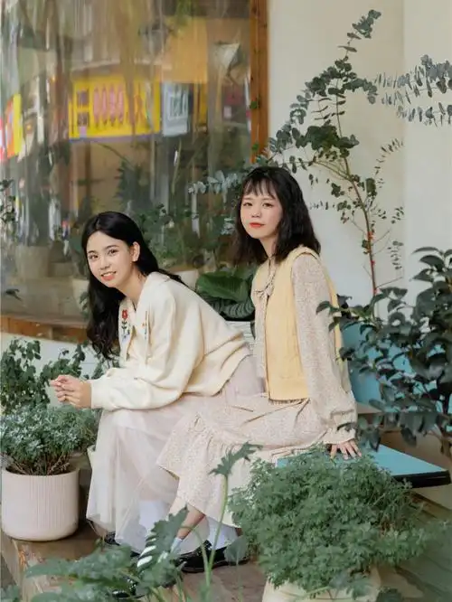 街拍闺蜜照文艺小清新成都写真