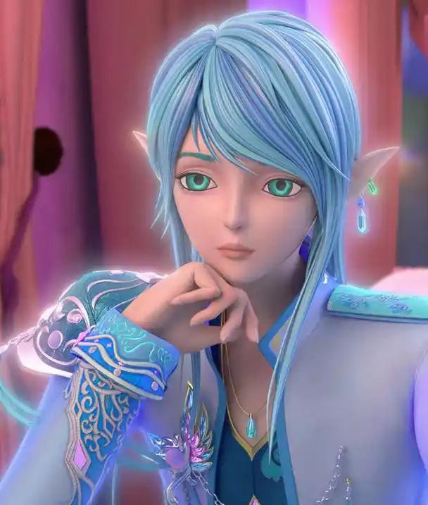 《精灵梦叶罗丽》男角色中的颜值担当,水王子盛装打扮,帅到极致