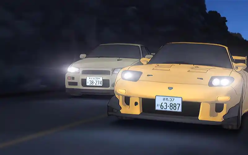 gtr34 vs fd3s(头文字d )
