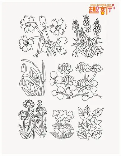 各种花简单又漂亮 简笔画花 喜欢就收藏吧