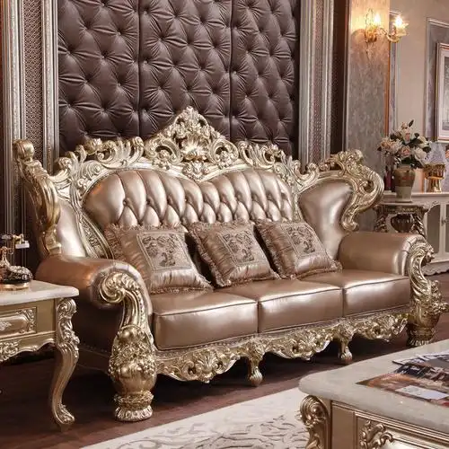 欧式实木沙发 别墅奢华大户型客厅123组合全屋整套家具