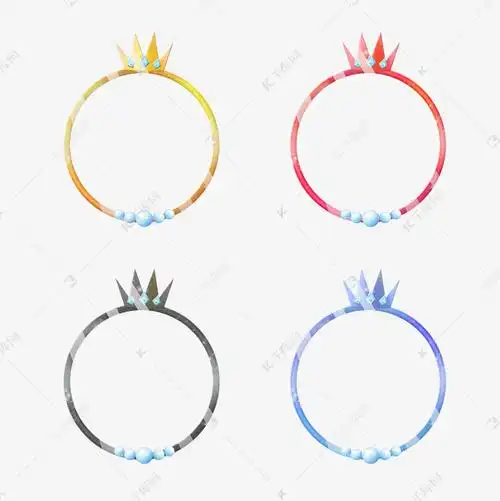 皇冠头像框素材图片免费下载-千库网