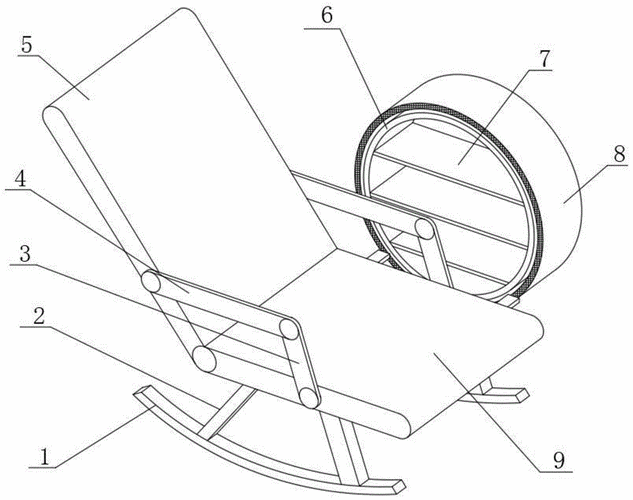 一种书架式休闲活动躺椅的制作方法