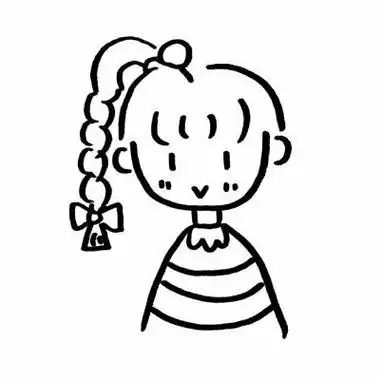 小女孩头像超萌简笔画高清好看的女孩简笔画漂亮可爱图片