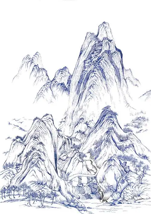 千里江山图点绘