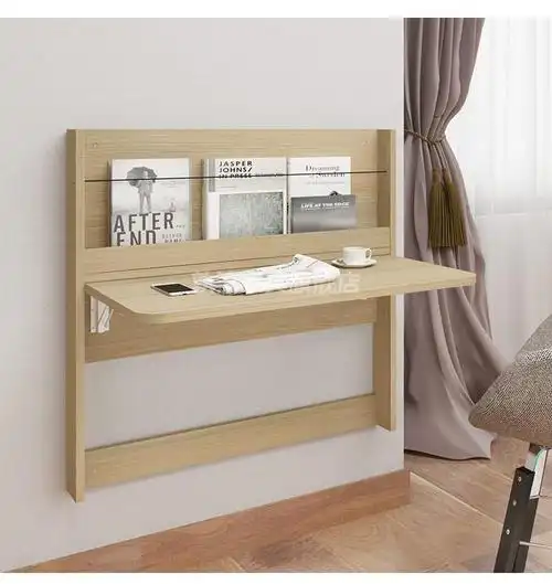 墙壁折叠桌靠墙电脑桌极简现代简约隐形壁挂折叠桌靠墙式挂壁书桌挂墙