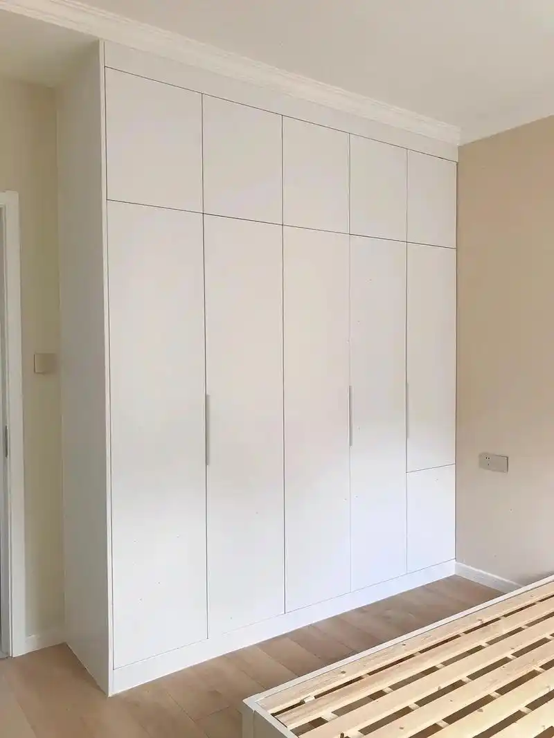 找木工打的简约风衣柜7515简约大气还省钱75.