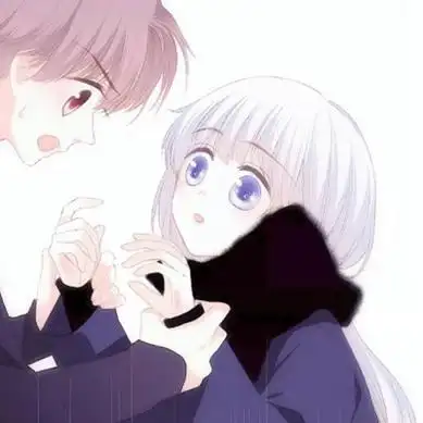 怦然心动双人动漫情侣头像图片