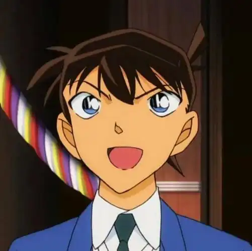 工藤新一自截头像高中生阶段果然是最帅的