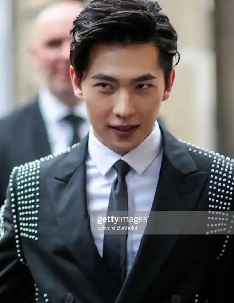 杨洋生图,他的脸确实很帅但表情太油腻了!