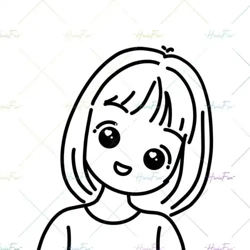 q版头像约稿|线稿也要可可爱爱