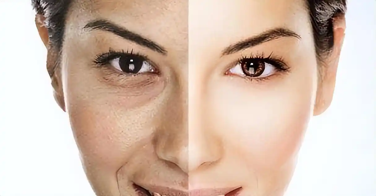 女明星化妆前后对比图来啦,卸了妆后,皮肤暗沉了,一起了解一下