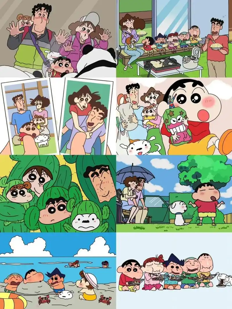 浅发一下收集的蜡笔小新ipad壁纸