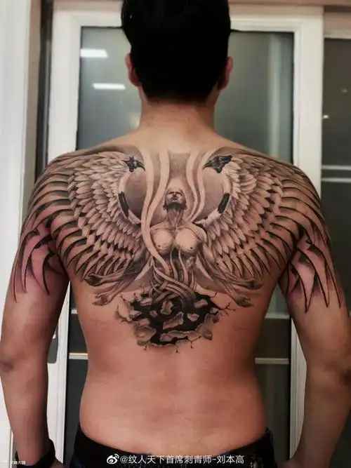天使欧美纹身图案大全 - 纹身大咖