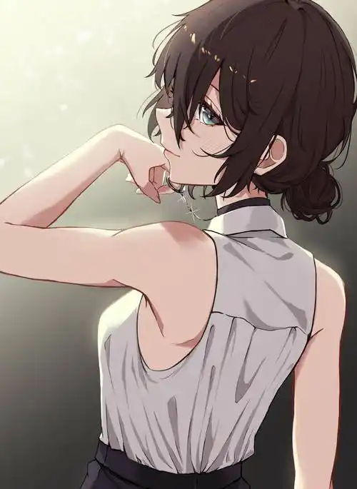 原创知性优雅的二次元动漫小姐姐高清图片