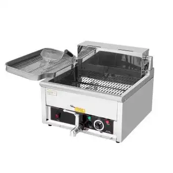 万保乐商用油炸锅台式电炸炉恒温大容量摆摊燃气油条机控温炸串鸡排