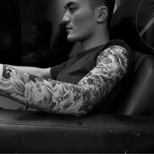 正宗花臂_纹身图案手稿图片_邓胜的纹身作品集