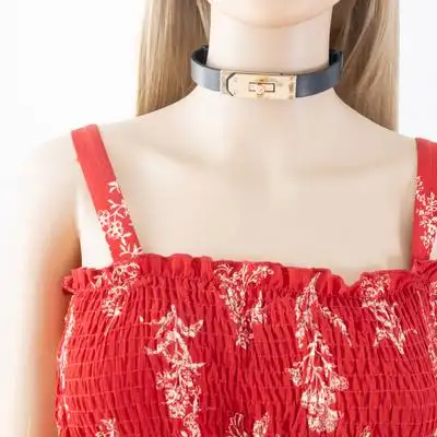 sm项圈定制刻字调教工具牵引绳牵引链k9母狗女m人用戴女生