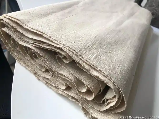 五六十年代手工粗布一匹包老包邮两段加一起一共10米左右宽42厘米左右