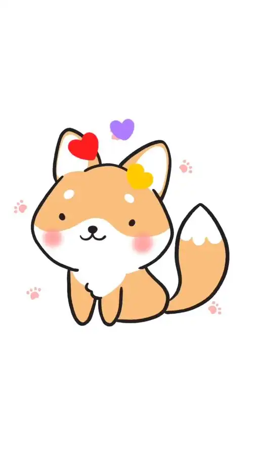 画卡通简笔画,萌萌小动物