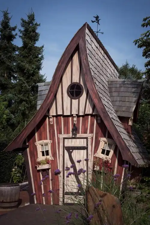 童话般的小木屋作为儿童节礼物应该美呆咯