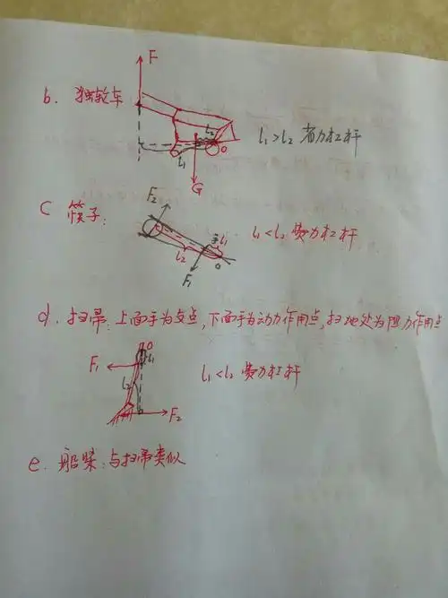 船桨也是费力杠杆