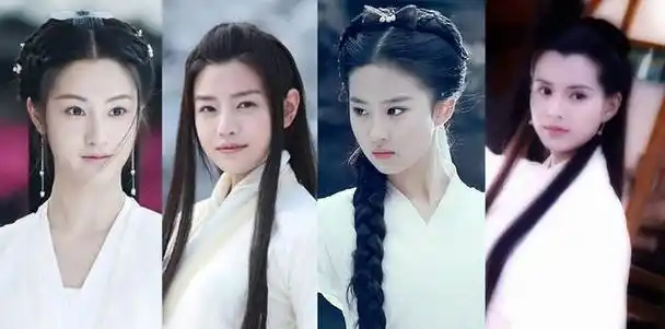 李若彤,刘亦菲等人珠圆玉润,相比之下,陈妍希显得有些与众不同,显得有