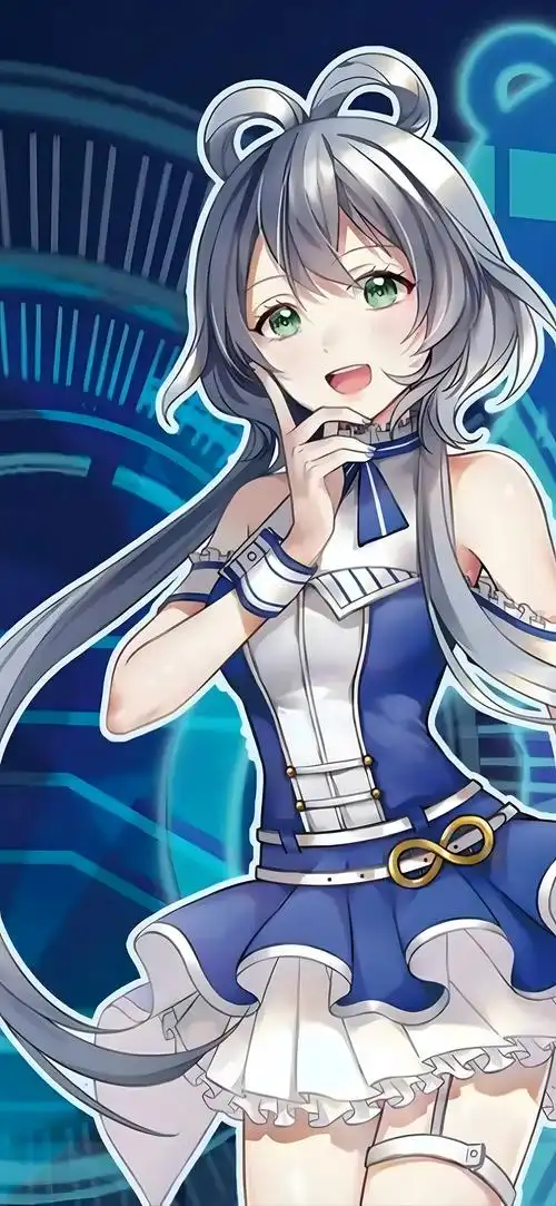 洛天依超清全面屏壁纸小众唯美15m左右大图