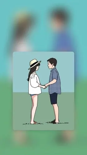 唯美卡通浪漫情侣,高清图片,手机锁屏桌面-壁纸族