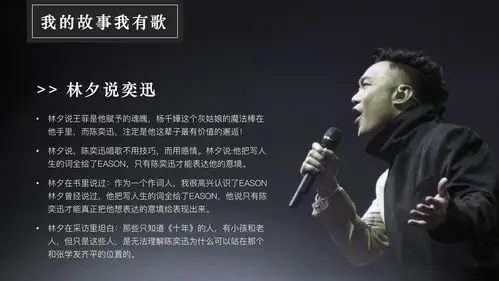 这不是个ppt模板 | 黑白风 | 陈奕迅