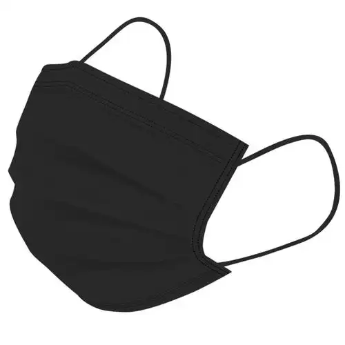 黑色口罩一次生3层防护批发100只夏季薄款女白色神器包装333层黑色含