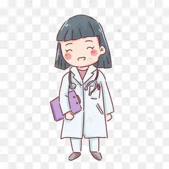 卡通医疗儿科可爱亲切温柔女医生形象
