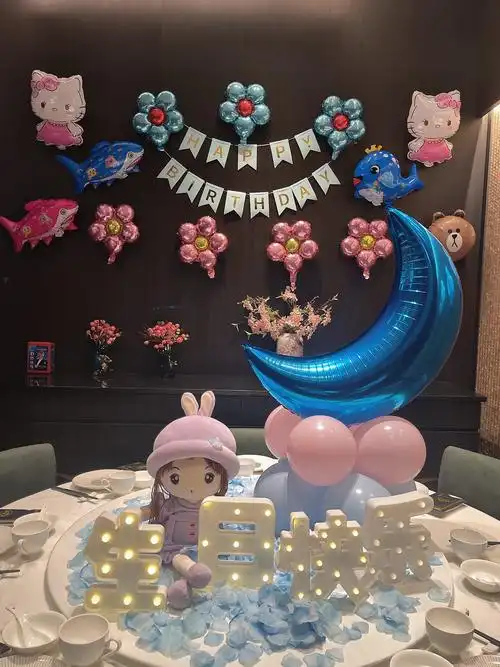 小女孩生日布置